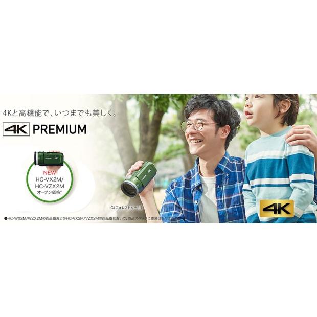 Panasonic HC-VX2M-G フォレストカーキ デジタル4K PREMIUM Panasonic HC-VX2M-G フォレストカーキ デジタル4K PREMIUM