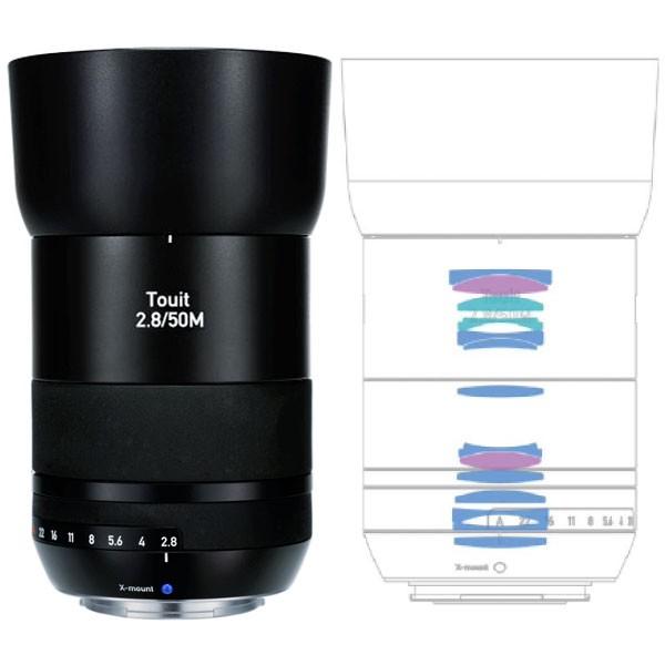 3年保険付]CarlZeiss Touit 2.8/50M 1:1Macro FUJIFILM FX-mount等倍