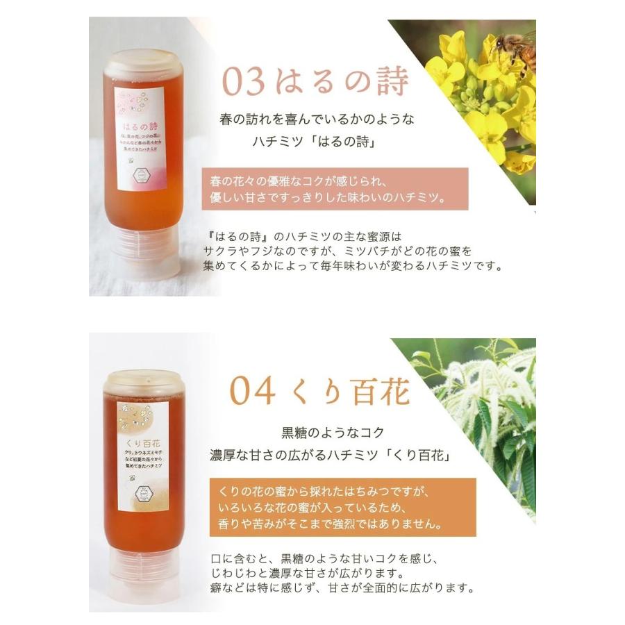 はちみつ 国産 純粋 非加熱 選べる 5種類 純国産100% 天然 生はちみつ