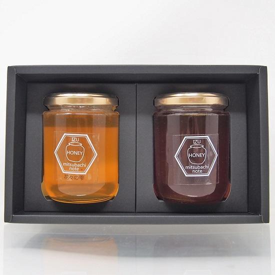 国産 天然純粋蜂蜜 2本セット 国産蜂蜜 ギフト はちみつ2本セット 300g 瓶 花々の雫 清夏の薫り