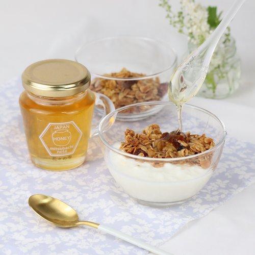 国産蜂蜜 ギフト はちみつ2本セット120g 瓶 花々の雫 ナッツ漬け