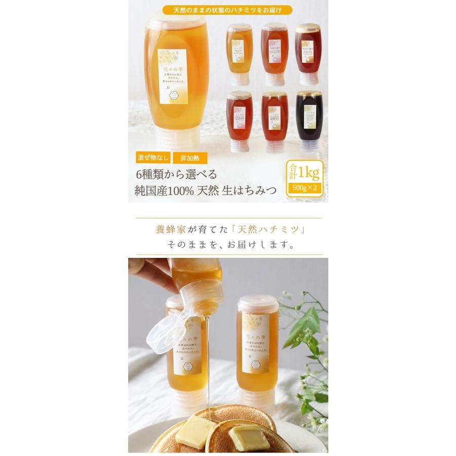 大容量 6種類から選べるチューブタイプ 1kg(500g×2) 純国産100