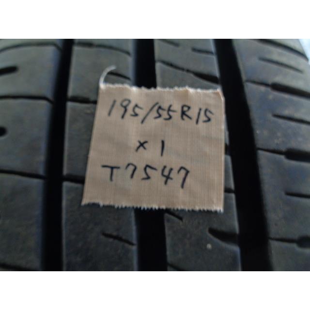 中古 タイヤ 195-55R15 1本 ダンロップ エナセーブ EC204 6mm 2018年