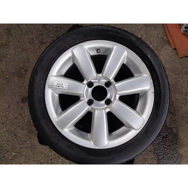デミオ 中古 DY3W 純正 5×6.5JJ 4穴 アルミホーイル タイヤ付4本セット 