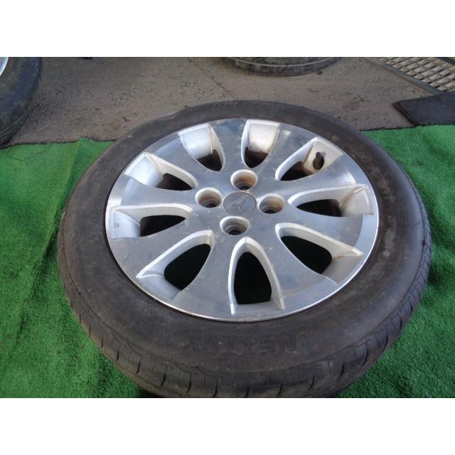 中古 ダイハツ クー M402S 純正 15インチ アルミホイール 1台分 タイヤ