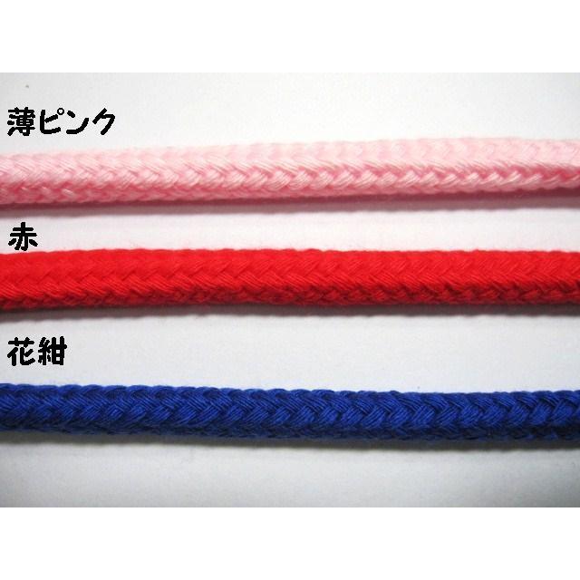 アクリルカラーひも極太 カラー 6色1 m 単位での切り売りです エプロンの首の結びひもナップサック等の大きめの袋などに適してます|mitsubaya|02