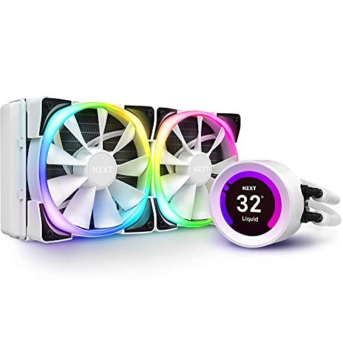 NZXT KRAKEN Z53 ホワイト 簡易水冷CPUクーラー 液晶モニタ搭載 RGB 