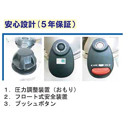 ワンダーシェフ 両手 圧力鍋 8L 業務用 プロミドル 全面三層構造 熱伝導率 NMDA80 610225 - 6