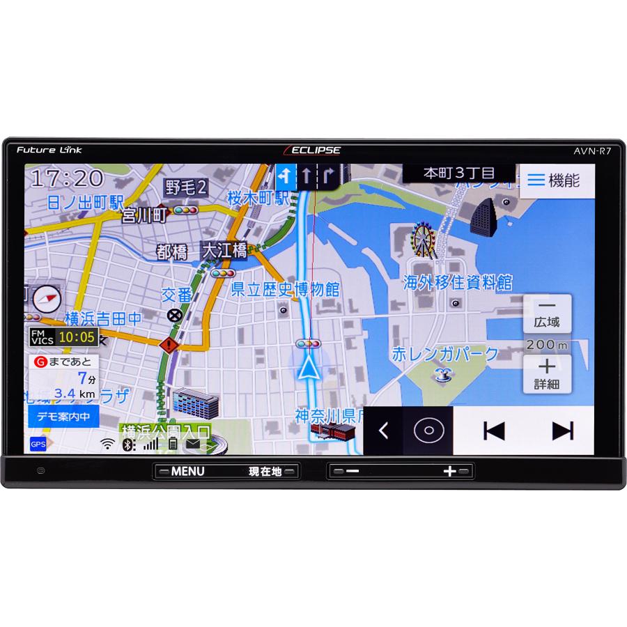 デンソーテン イクリプス(ECLIPSE) カーナビ AVN-R7 地図無料更新 地 