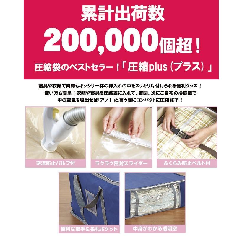 圧縮袋付 収納ケース 衣類用 ネイビー 3個セット 圧縮プラス 送料無料 圧縮袋 衣類収納袋 衣類 服 収納袋 バルブ式 掃除機 衣類圧縮袋 幅60 奥40 高30cm Ys Ashukunavy3 I 三ツ星百貨店 通販 Yahoo ショッピング