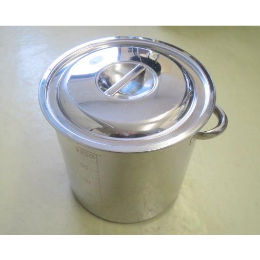★中古 ステンレス キッチンポット メジャー付 25L★ | 