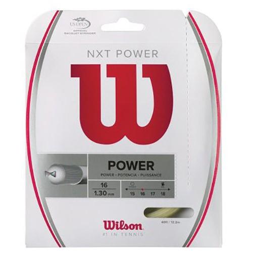 ウィルソン Wilson NXT POWER 16 テニス 硬式ガット  WRZ941600-NA｜mitsuhashi