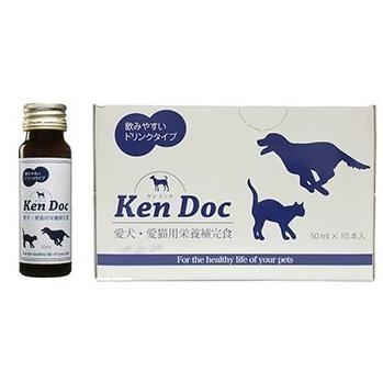 Ken Doc 愛犬・愛猫用栄養補完食 50mL×10本 Ken Doc(ケンドック) ドリンク 50ml×10本 愛犬・愛猫用栄養補完食品