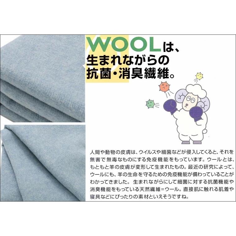 三井毛織 洗える 毛布 メリノ ウール シングル 140x200cm ウールマーク
