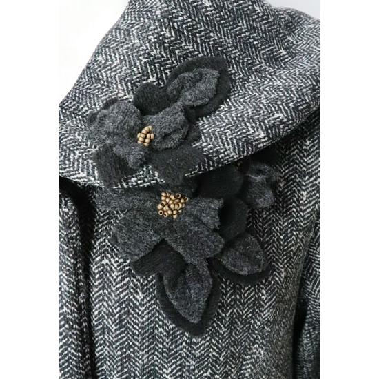 アミティエ amitie コート 日本製 黒 AM242993 : ミツキ - 通販