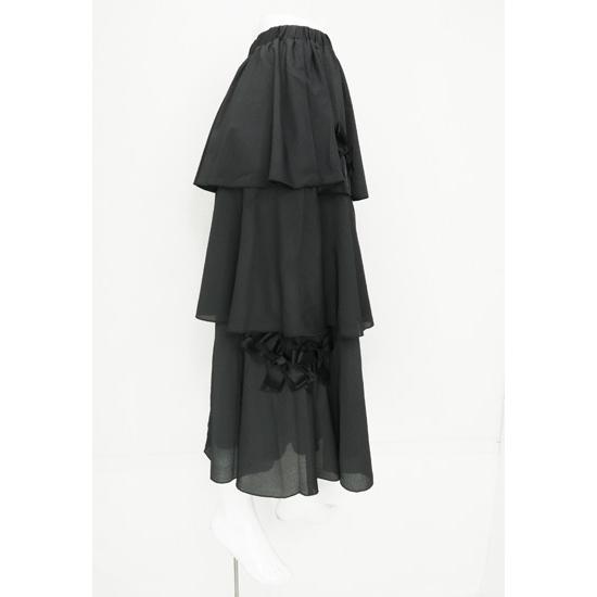 ルセンティエ LeSentier スカート 日本製 黒 LS2040325｜mitsuki-web｜02