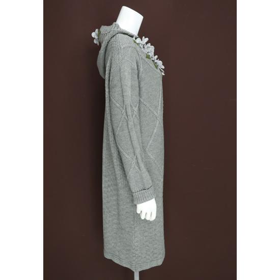 史上一番安い史上一番安いゼル ZELU ロングカーディガン グレー