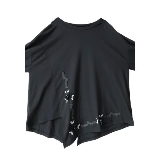 ゼル ZELU Tシャツ 黒 Z23122126｜mitsuki-web｜04