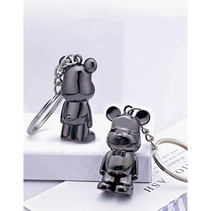 在庫限り キーホルダー 金属 メタル 熊 くま おしゃれ かわいい ベア