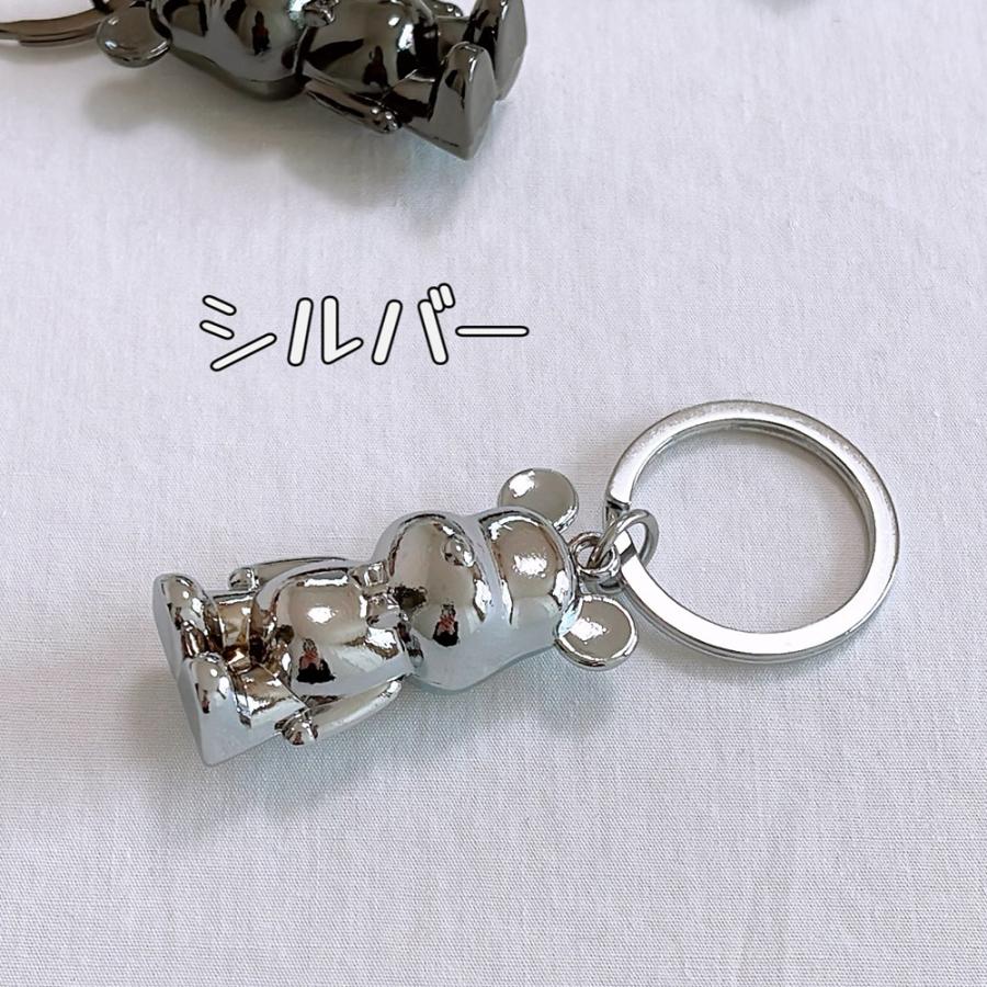 かステルバジャック　クマ　キーリング　キーホルダー　シルバー カステルバジャック クマ キーリング キーホルダー シルバー