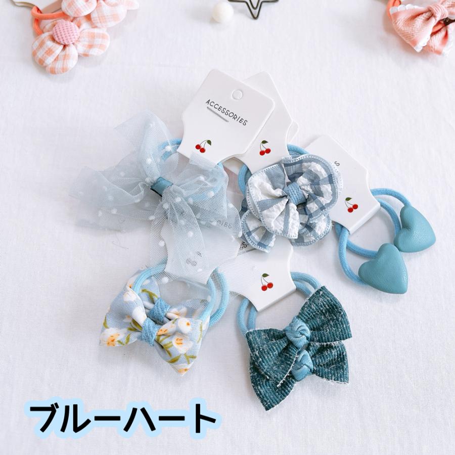 すずらん ブルーハート ヘアゴム すずらん ブルーハート ヘアゴム すずらん ブルーハート ヘアゴム