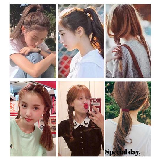 ヘアゴム セット 大容量 髪留め 100本 無地 シンプル 2種類 ヘアアクセ アレンジ 黒 子供 赤ちゃん キッズ レディース hg2110 |  | 10