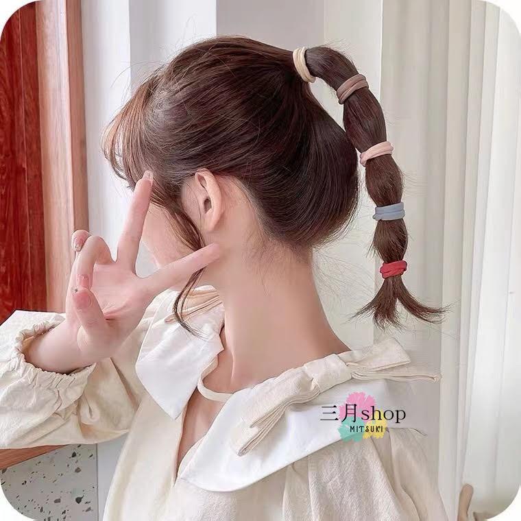 ヘアゴム 跡がつかないゴム シームレス 学生応援 10本 12本