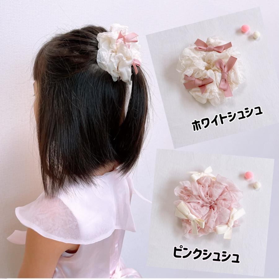 SALEお買い得】発表会 髪飾り ヘアピン シュシュ ヘアゴム 子供 女の子