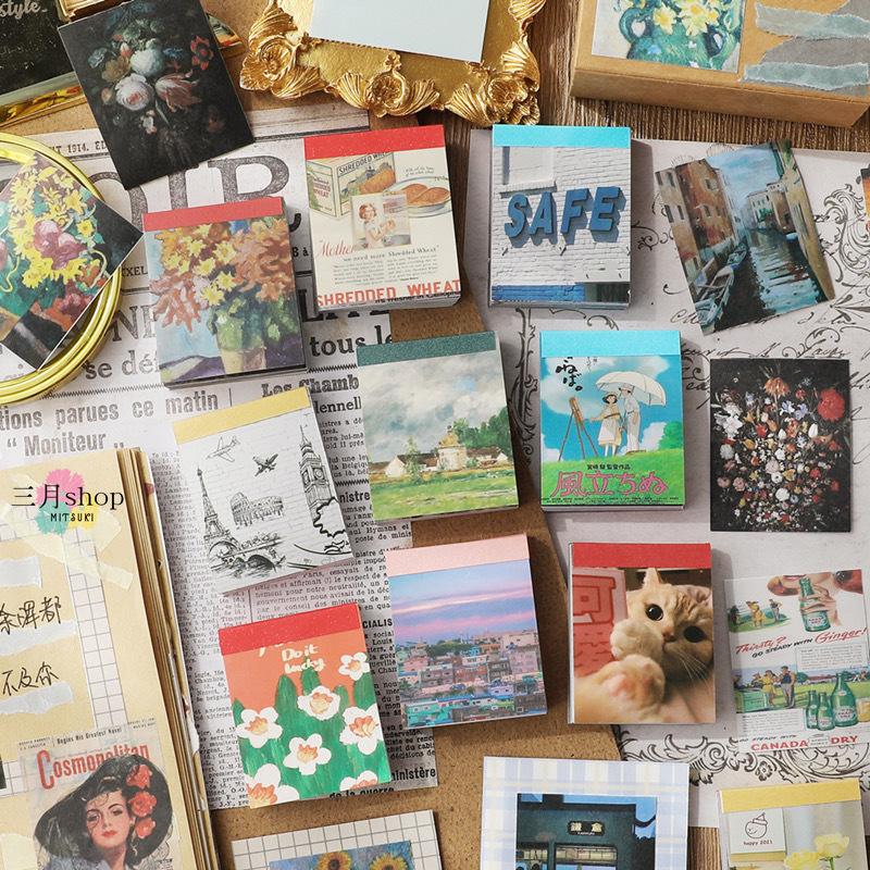 ステッカー 2個セット シール手帳 スクラップブッキングブック 手帳