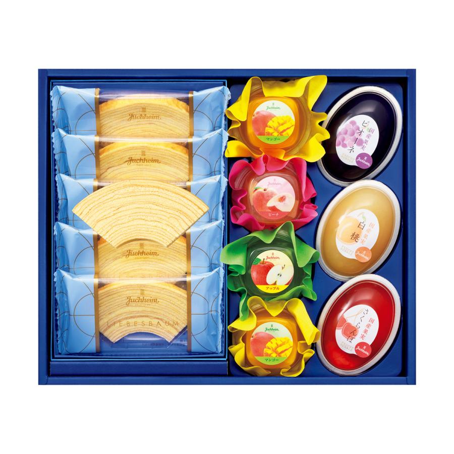 三越 お中元 御中元 ギフト 洋菓子 セール ｂ０４０４０３ ユーハイム ギフトセット ゼリー バウムクーヘン 焼菓子