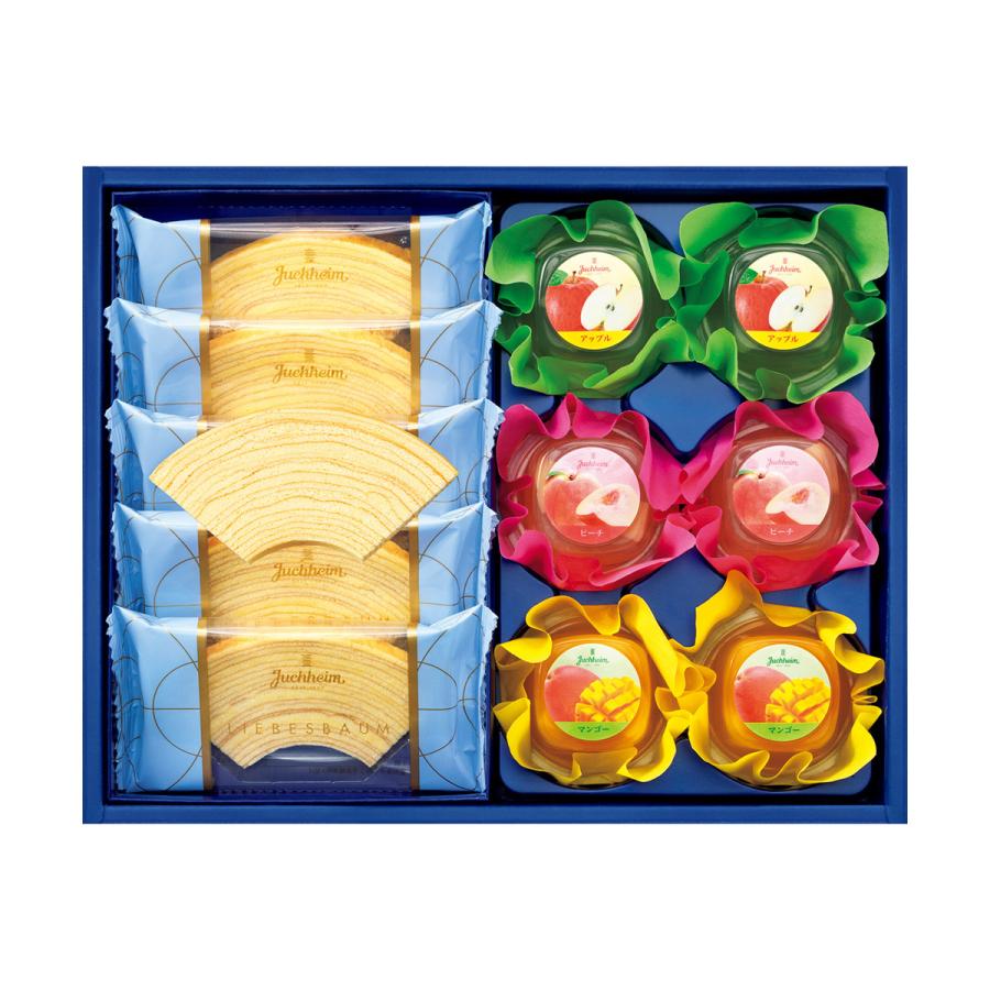 送料0円 三越 お中元 御中元 ギフト 洋菓子 バウムクーヘン ゼリー 焼菓子 ｂ０４０４５３ ユーハイム ギフトセット