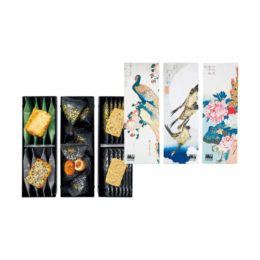 三越 お中元 御中元 ギフト せんべい ランキング総合1位 おかき 東京国立博物館 かちょうず 米菓 赤坂あわせ ｂ０５１２１３ 限定ギフト 赤坂柿山 花鳥図