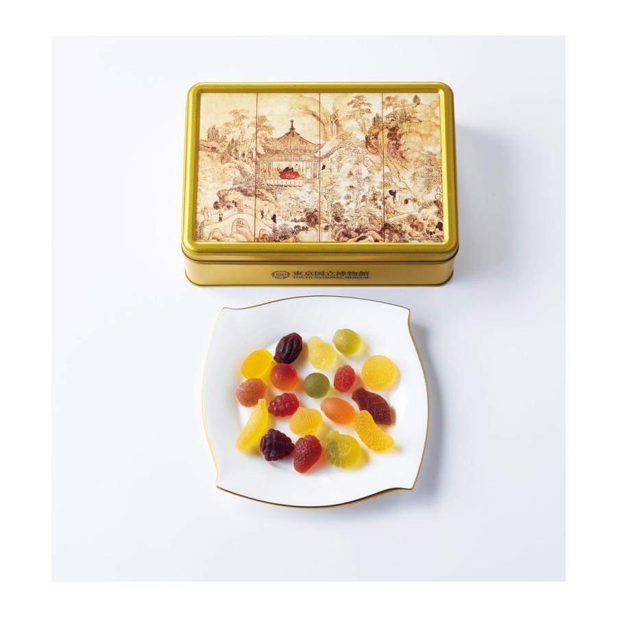 三越 洋菓子 Ｂ０５１１７３ 東京国立博物館 限定ギフト 〈彩果の宝石〉 楼閣山水図屏風 （ろうかくさんすいずびょうぶ） ゼリーギフト