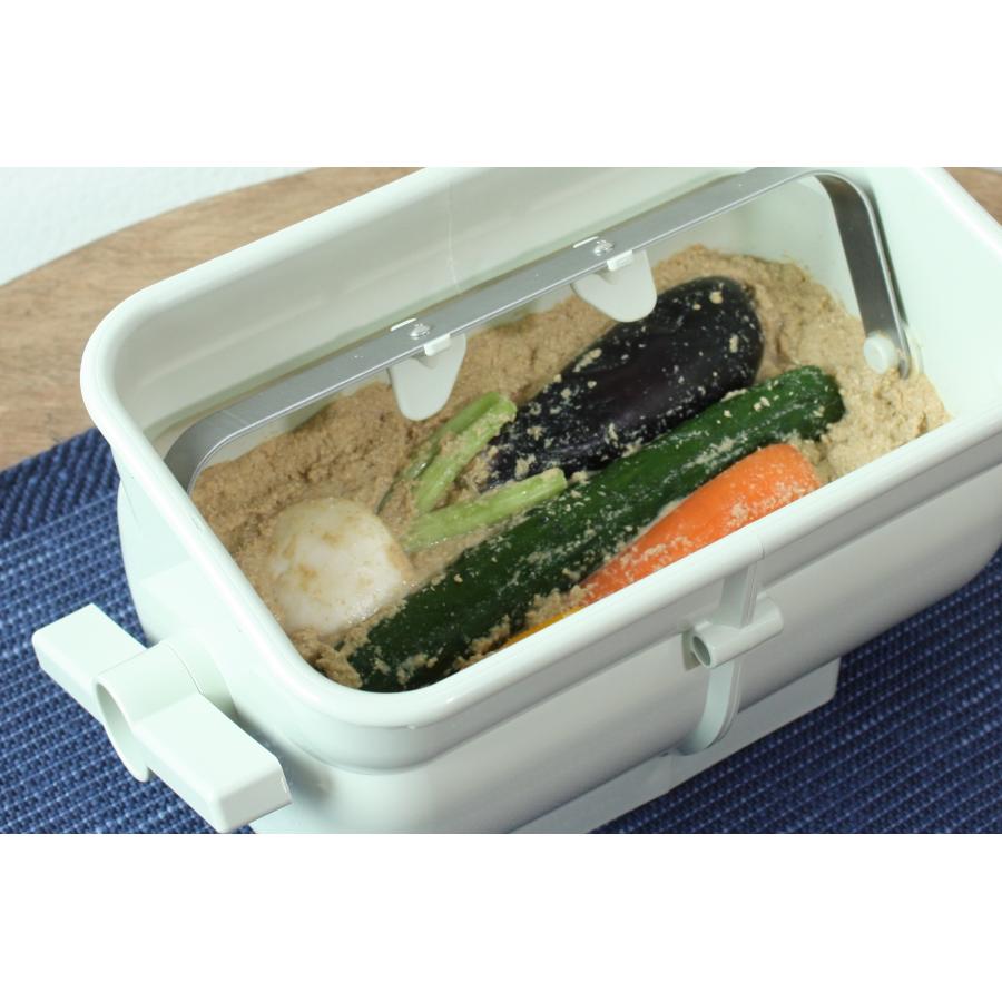 ハンドルかき混ぜ式 ぬか漬け容器 「ぬか楽アルファ」 ぬか漬け