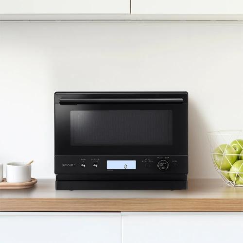 シャープ オーブンレンジ 18L RE-WF186-B ブラック PLAINLY ｜ 全国で使えるヘルツフリー スタイリッシュ ｜ #11 ｜ [シャープ]