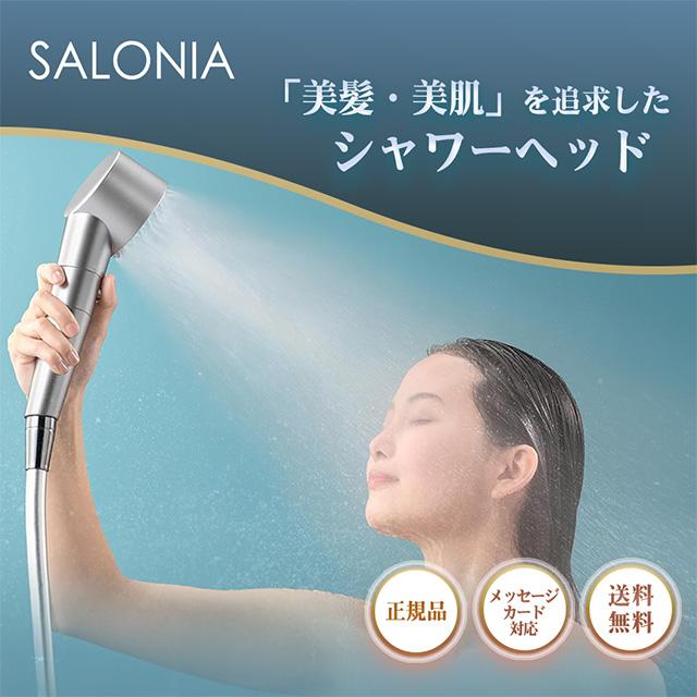 SALONIA サロニア ファインバブルクリア シャワーヘッド シルバー