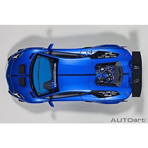 AUTOart 1/18 リバティーウォーク LB-WORKS ランボルギーニ アヴェンタドール リミテッドエディション ハイパー・ブルー 完成品 AUTOart