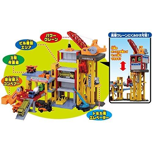 トミカ トミカタウンビルドシティ パワークレーン建設現場 