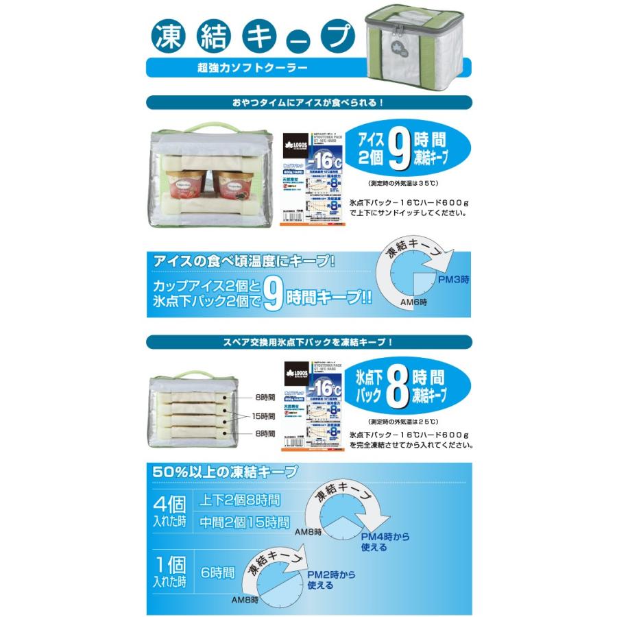 氷点下パックGT -16度ハード1200（保冷パック 保冷バッグ 保冷剤 ロゴス LOGOS） ロゴス
