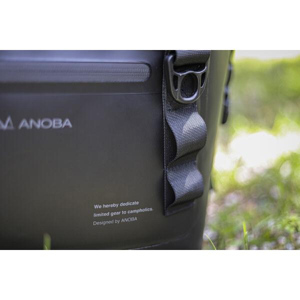 ANOBA 防水ソフトクーラーブラック 25L
