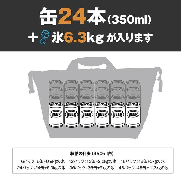 AOクーラー 24パック キャンバス ソフトクーラー ハビタット AOSG24 AOクーラーズ アウトドア クーラーバッグ キャンプ クーラーボックス｜mitsuyoshi｜05