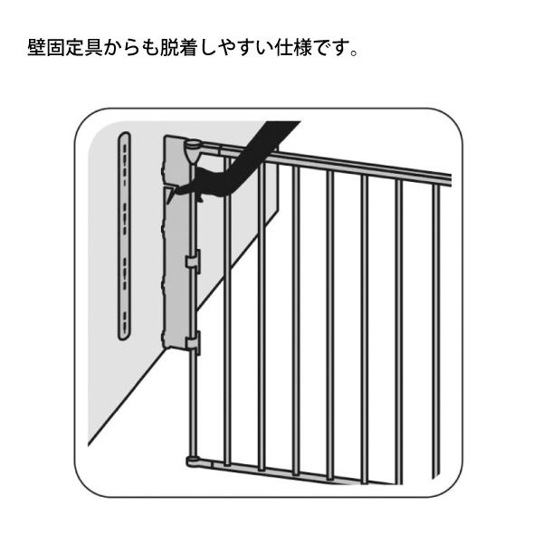 ベビーダン ハースゲート XL スクエアゲートセット ホワイト 白 スクウェア 薪ストーブ 暖炉 ベビーサークル 扉 ドア | ベビーダン | 06