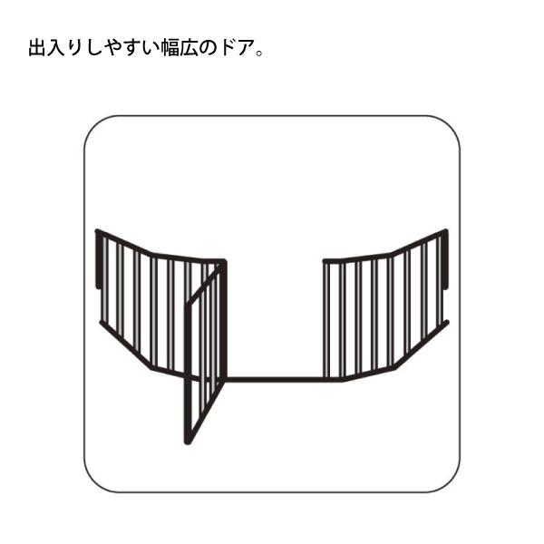 ベビーダン ( BabyDan ) ハースゲート XL スクエアゲートセット ホワイト スクウェア ストーブ ガード ストーブガード 薪ストーブ フェンス 暖炉 柵 赤ちゃん 扉｜mitsuyoshi｜09