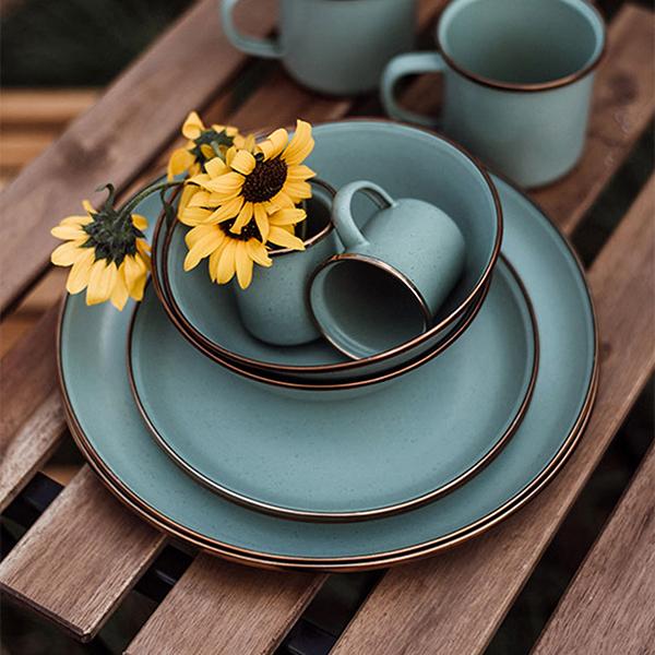 BAREBONES（ベアボーンズ） エナメルプレート 2個セット 20235023