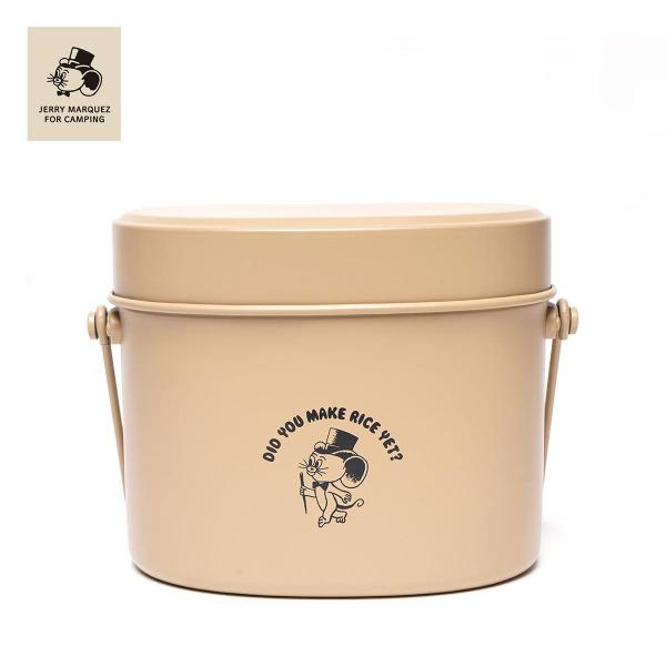 飯盒 ベージュ ジェリーマルケス ケース2つ 弁当 保温