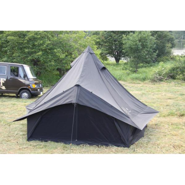 【値段交渉可：送料込】 カナディアンイースト グロッケ12 CETO1004-BLK テント 5人用 6人用 キャンプ用品 【SK1851434926】(66198円)
