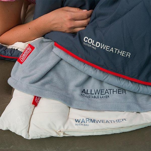 Coleman コールマン 寝袋 マルチレイヤースリーピングバッグ