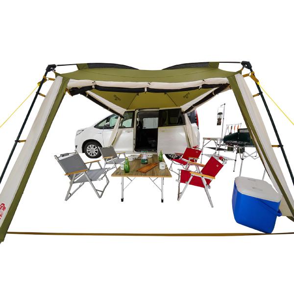 【美品】Coleman コールマン カーサイドテント/3025 車　連結テント Coleman コールマン カーサイドテント/3025 2000038144 4〜5人用