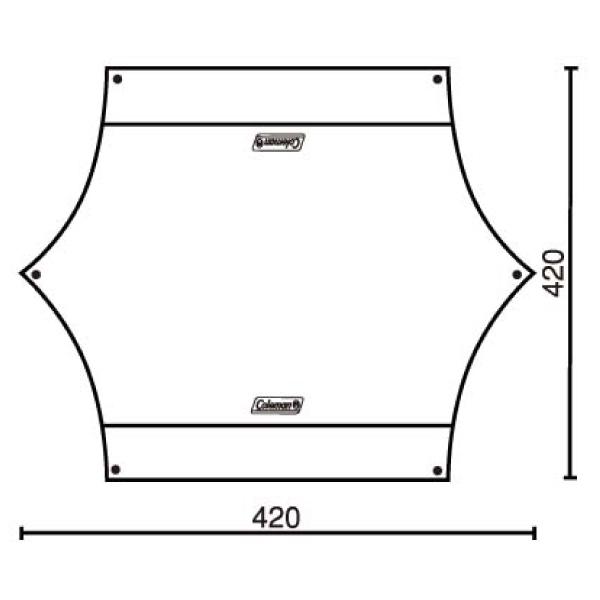 コールマン ヘキサライトII 2000038145  キャンプ用品 タープ ヘキサタープ｜mitsuyoshi｜07