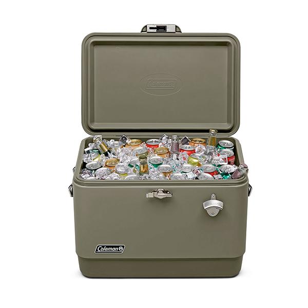 Coleman コールマン スチールベルトクーラー 54QT セージ Coleman コールマン スチールベルトクーラー 54QT セージ